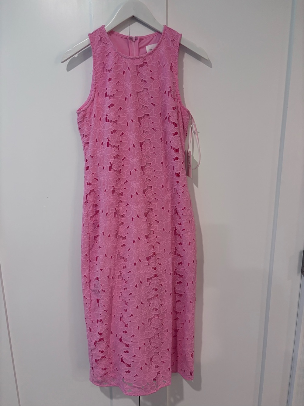 Tuckernuck’s Hyacinth House - Carnation Eyelet Evelyn Midi Dress